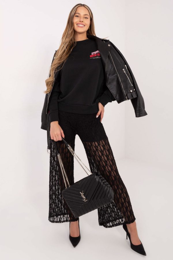 Grey Sweatshirt in Sweatshirts For Women with Cotton and Polyester