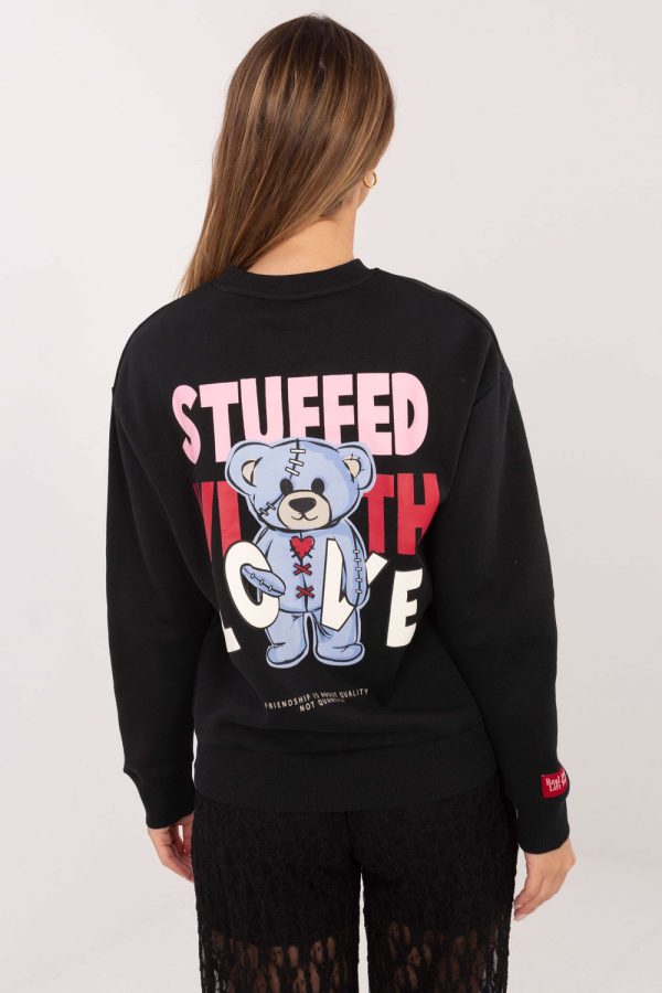 Grey Sweatshirt in Sweatshirts For Women with Cotton and Polyester