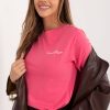 Pink T-shirt in Women`s Tops, T-shirts, Singlets with Cotton
