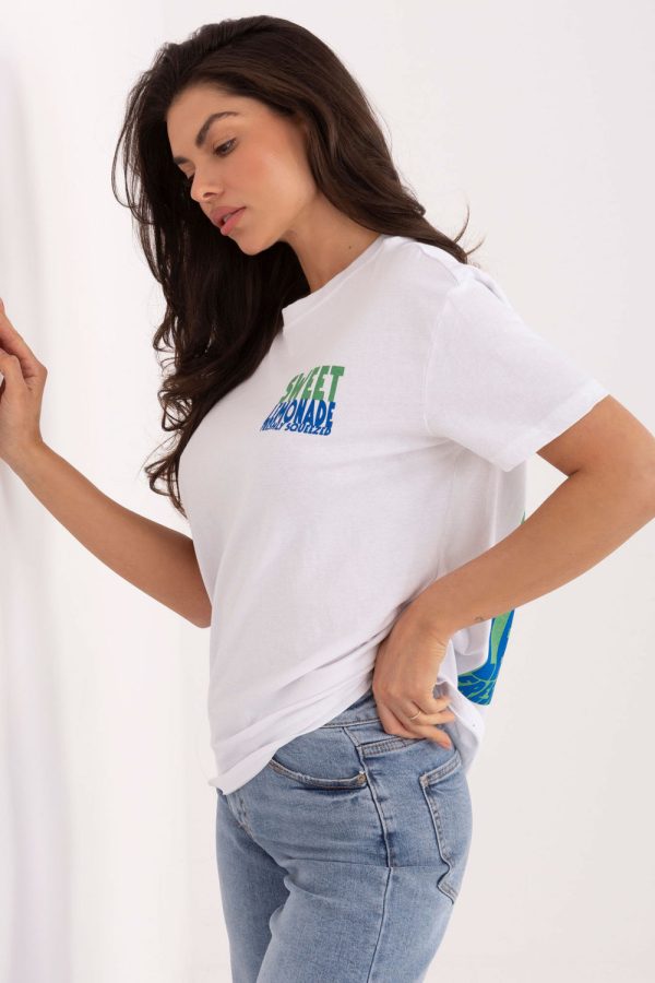 Yellow T-shirt in Women`s Tops, T-shirts, Singlets with Cotton