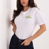 White T-shirt in Women`s Tops, T-shirts, Singlets with Cotton