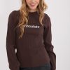 Brown Blouse in Women`s Blouses, Tunics with Cotton and Spandex