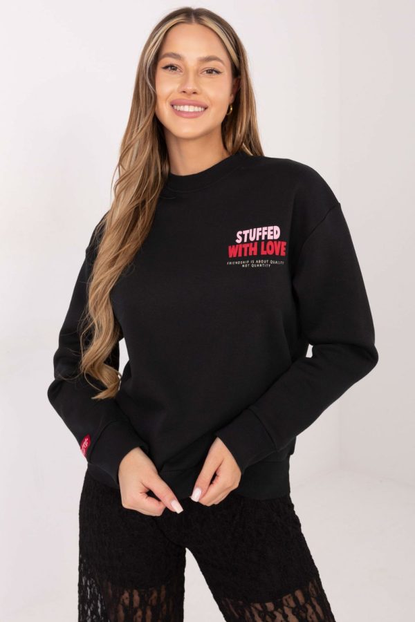 Grey Sweatshirt in Sweatshirts For Women with Cotton and Polyester