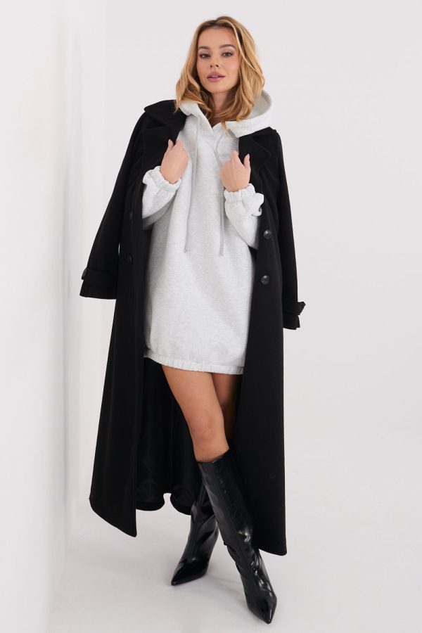 Grey Daydress in Day Dresses with Cotton and Spandex