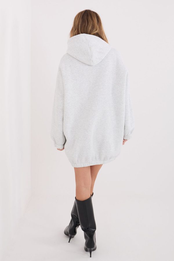 Grey Daydress in Day Dresses with Cotton and Spandex