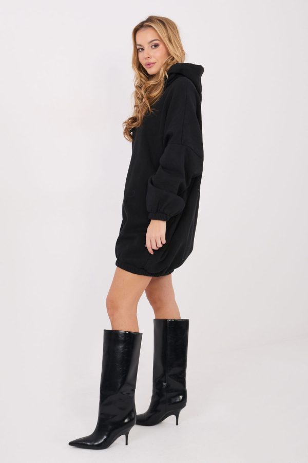 Black Daydress in Day Dresses with Cotton and Spandex