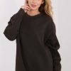 Brown Sweatshirt in Sweatshirts For Women with Cotton and Spandex