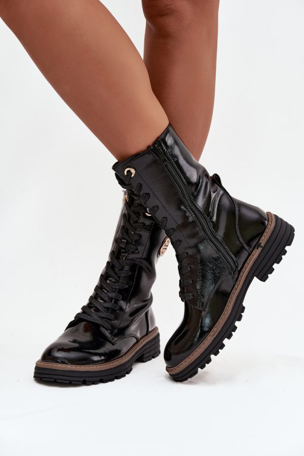 Black Bootie in Women`s Ankle Boots & Booties with Fabric, Warmers, Footbed, Upper Height and Heel Height