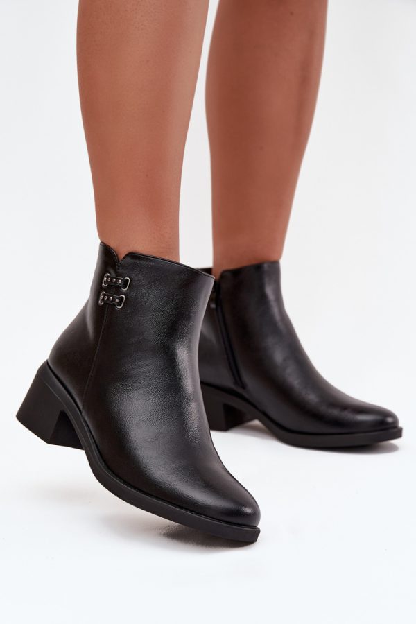 black Heel boots model 222522 Step in style