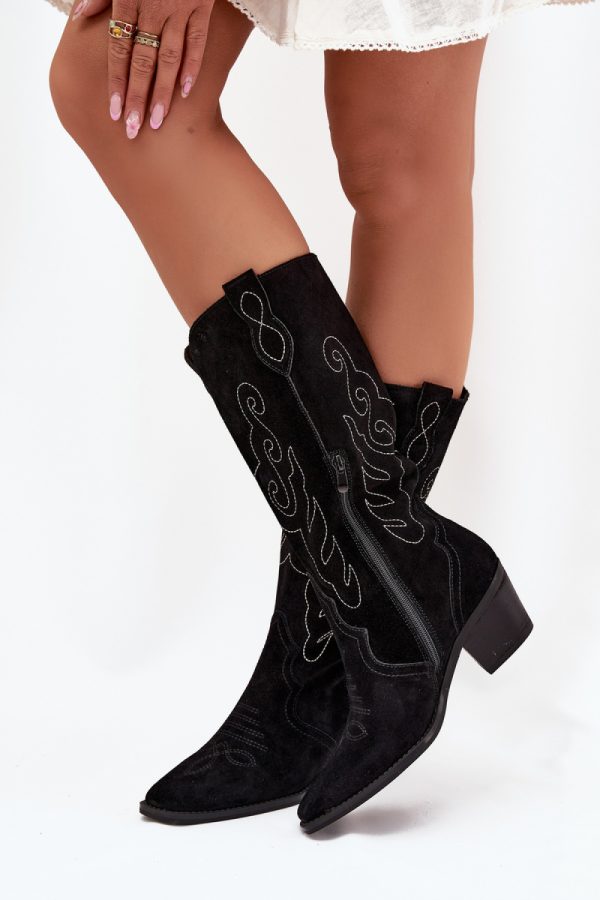 black Heel boots model 222538 Step in style