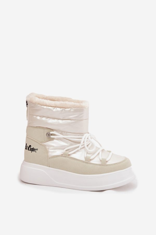 White Snow Boots in Women`s Ankle Boots & Booties with Fabric, Warmers, Footbed, Upper Height and Platform Height