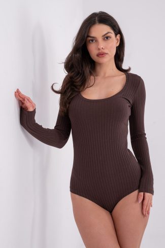 Brown Shapewear Body in Shapewear Bodies For Women with Cotton and Spandex