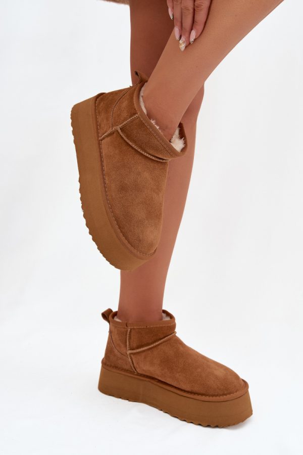 brown Snow boots model 222716 Step in style