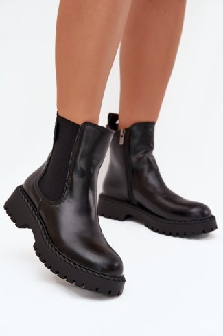 Black Jodhpur Boot in Women`s Ankle Boots & Booties with Fabric, Warmers, Footbed, Upper Height, Heel Height and Platform Height