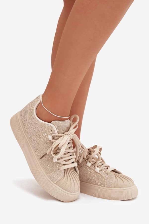 beige Sport Shoes model 222706 Step in style