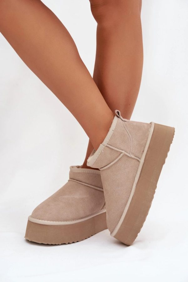 beige Snow boots model 222717 Step in style