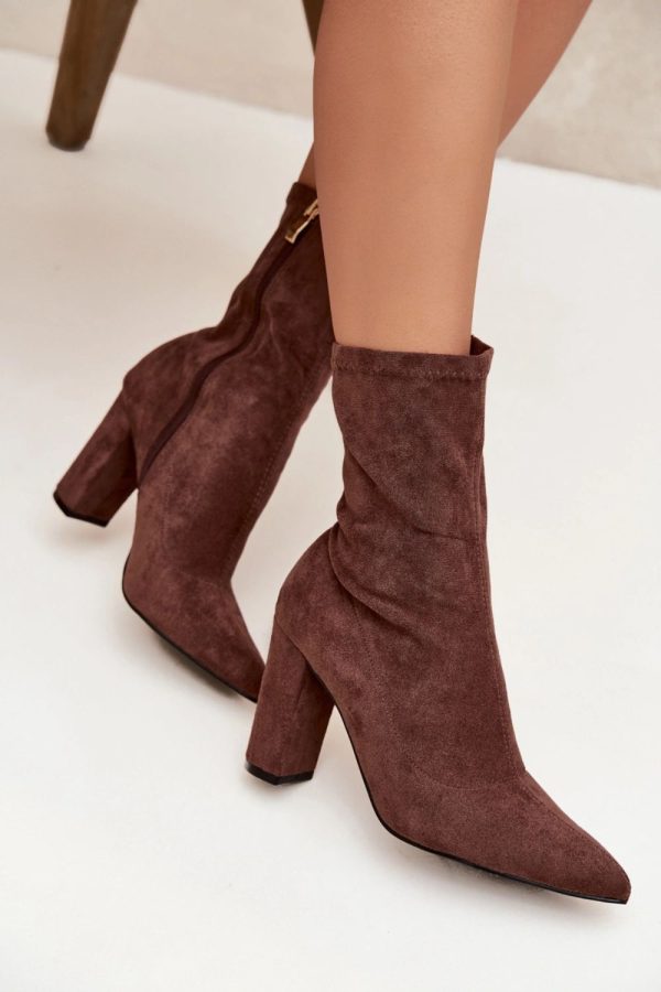 brown Heel boots model 217737 Step in style