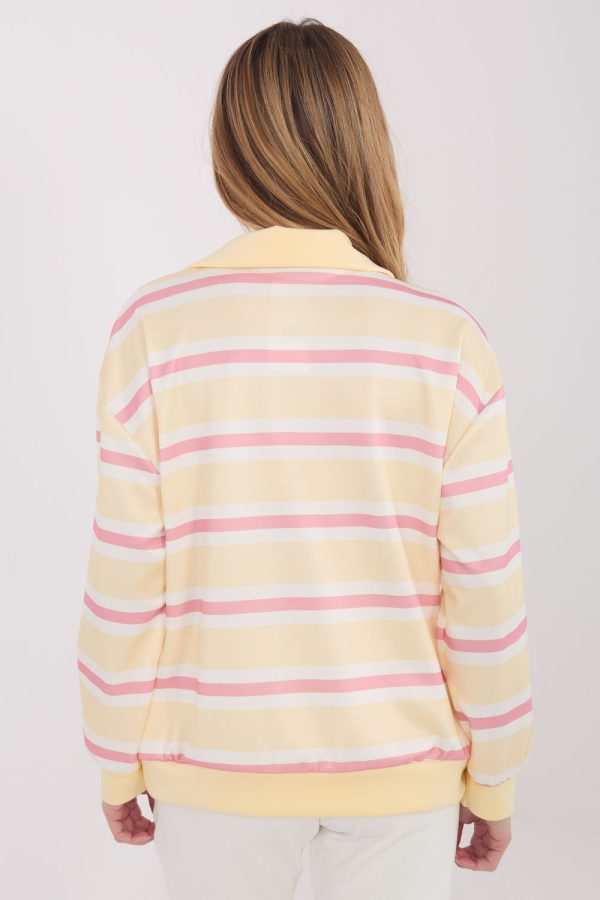 Yellow Sweatshirt in Sweatshirts For Women with Spandex and Viscose