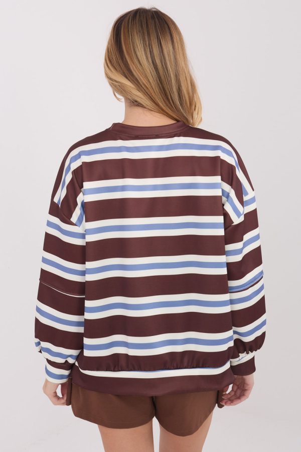 brown Sweatshirt model 222765 Italy Moda