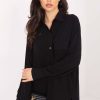 Black Long Sleeve Shirt in Shirts For Women with Viscose