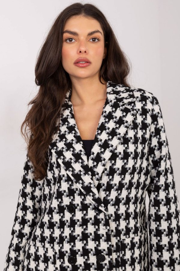 White Jacket in Jackets, Vests For Women with Spandex, Polyester and Wool