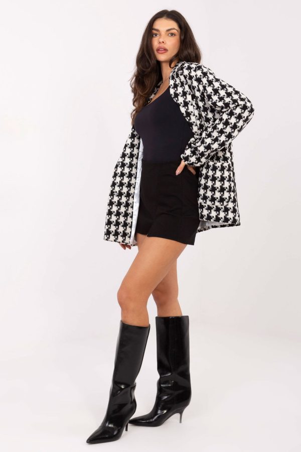 White Jacket in Jackets, Vests For Women with Spandex, Polyester and Wool