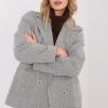 1108618 Grey Jacket in Jackets, Vests For Women with Spandex and Cashmere