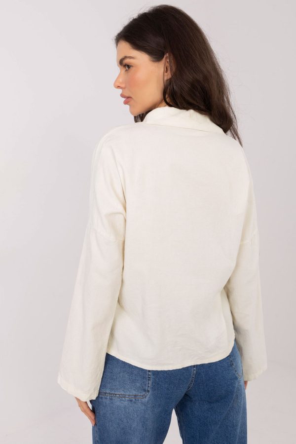 beige Long sleeve shirt model 222883 Italy Moda
