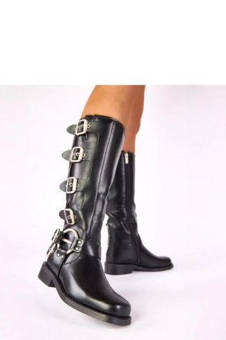 Black Thigh-Hight Boots...Fabric, Footbed, Upper Height and Heel Height