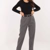 Grey Women's Pants in Pants, Trousers, Shorts with Polyester