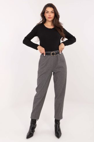 Grey Women's Pants in Pants, Trousers, Shorts with Polyester