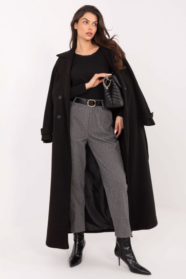 Grey Women's Pants in Pants, Trousers, Shorts with Polyester
