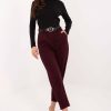 Red Women's Pants in Pants, Trousers, Shorts with Polyester