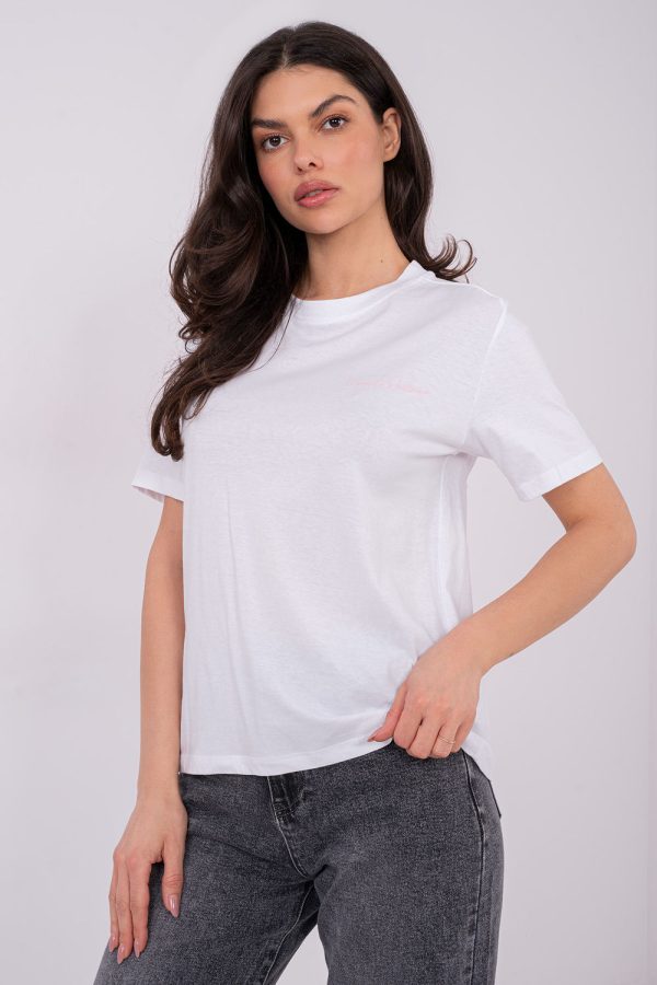 White T-shirt in Women`s Tops, T-shirts, Singlets with Cotton