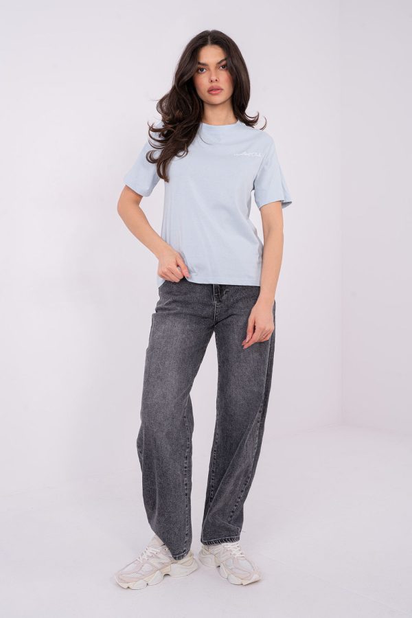 Blue T-shirt in Women`s Tops, T-shirts, Singlets with Cotton