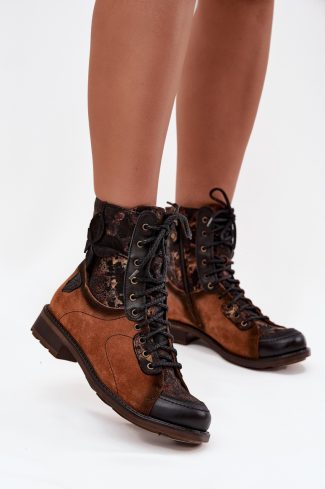 brown Boots model 222954 Step in style