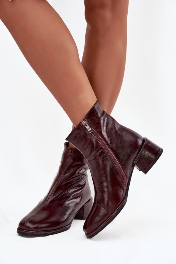 red Heel boots model 222956 Step in style