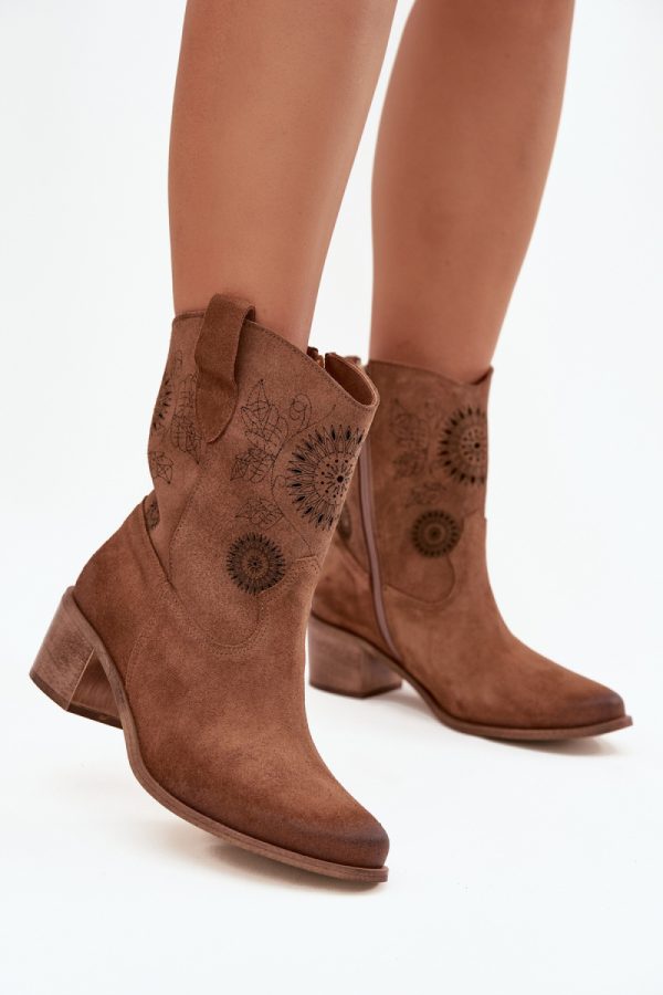 brown Heel boots model 222960 Step in style