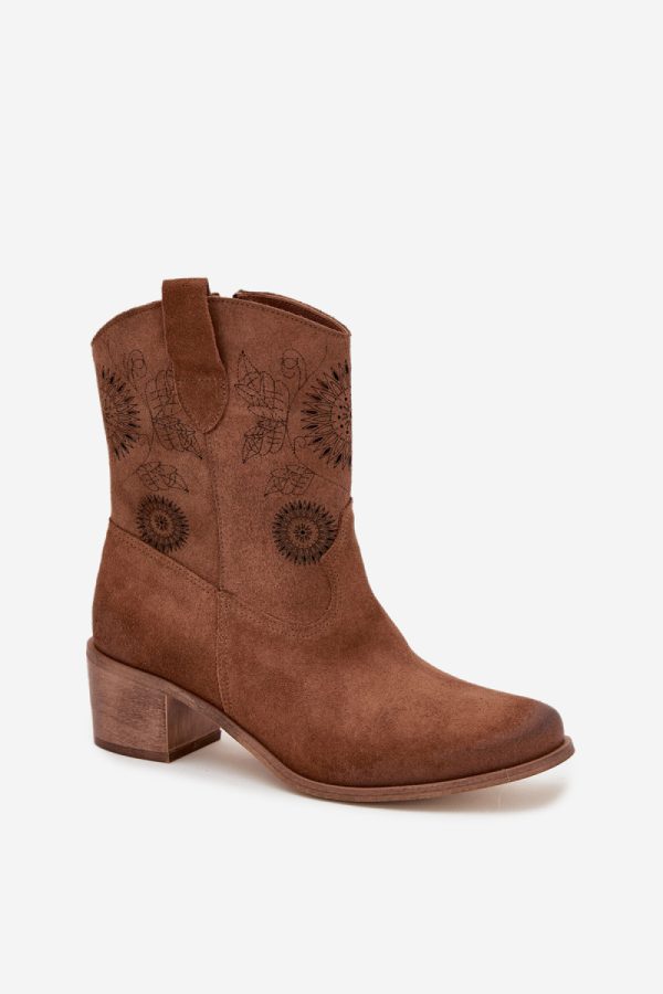 brown Heel boots model 222960 Step in style