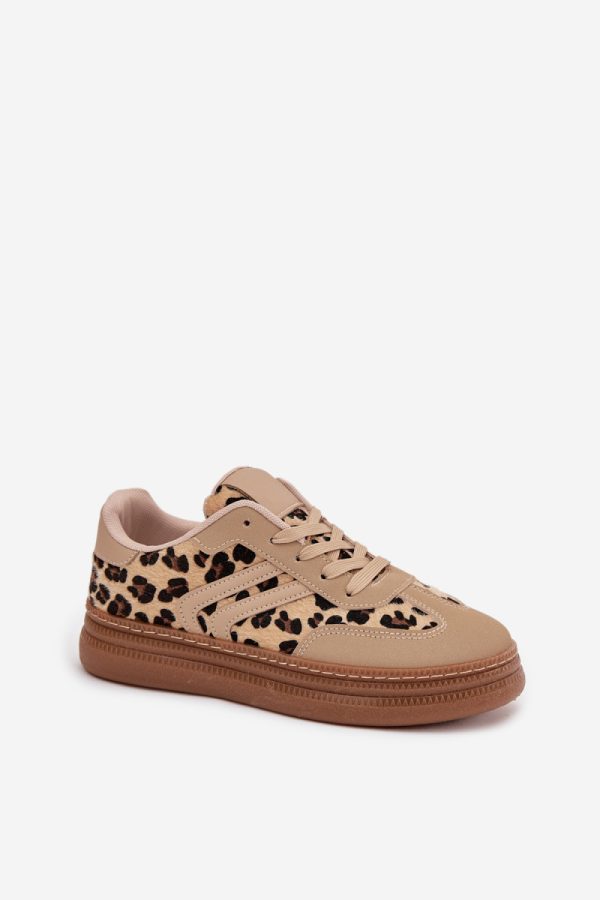 beige Platform sneakers model 222974 Step in style