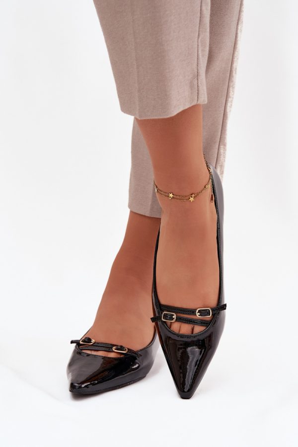 black Ballet flats model 222991 Step in style