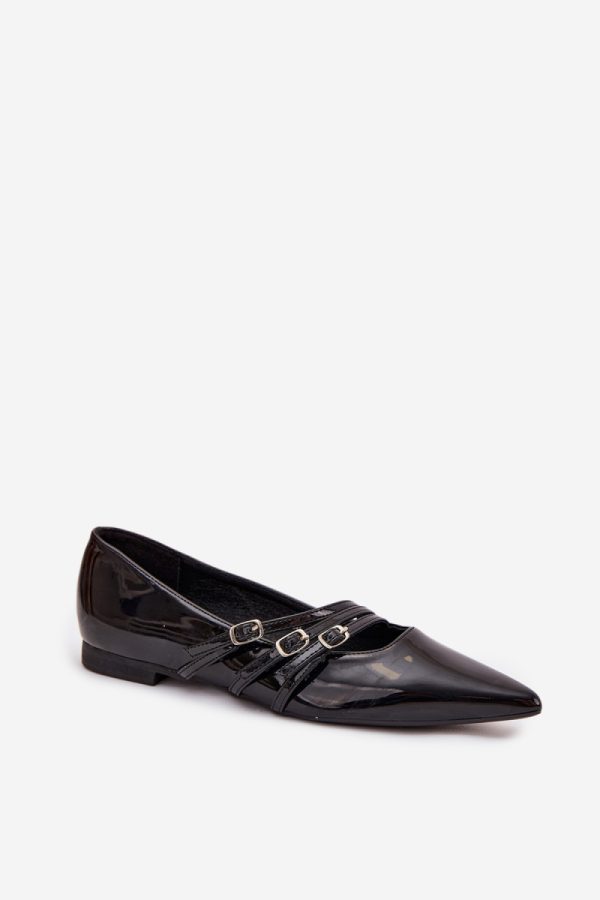 black Ballet flats model 222992 Step in style