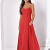 1109380.jpg Red Long Dress in Evening Dresses with Cotton, Spandex and Polyester