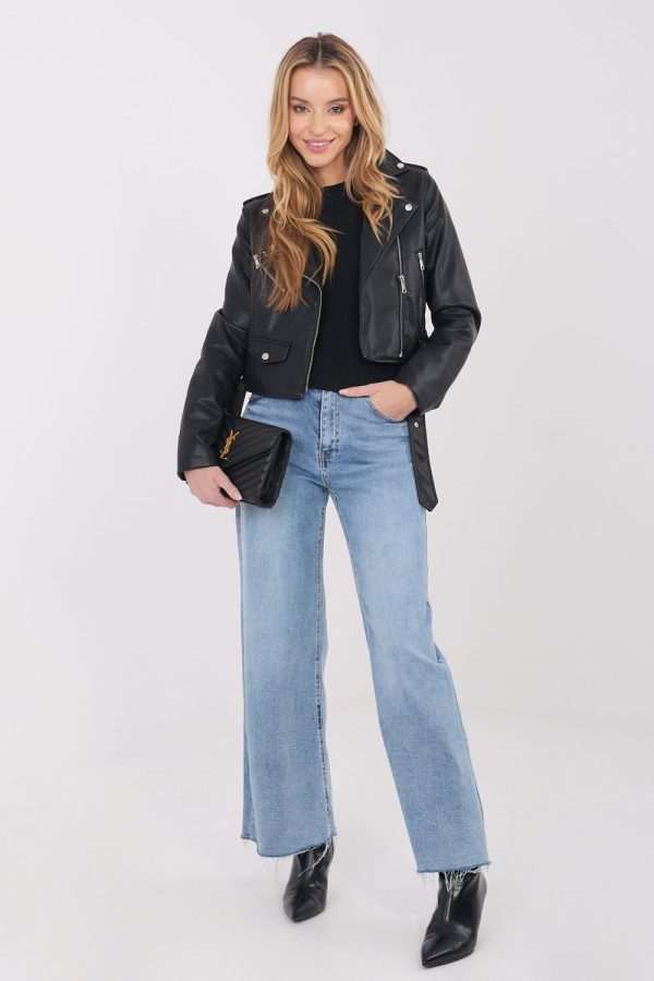 Black Top in Undershirts / Tops with Spandex and Viscose