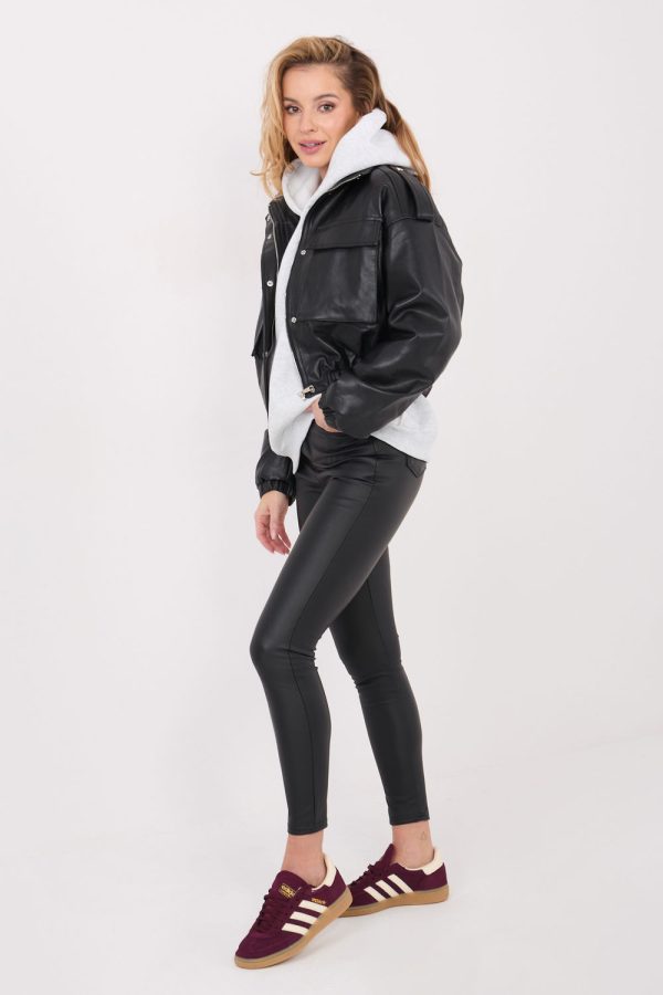 Grey Sweatshirt in Sweatshirts For Women with Cotton and Spandex