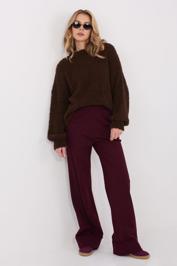 Brown Jumper in Sweaters, Pullovers, Jumpers, Turtlenecks, Boleros, Shrugs with Acrylic, Polyamide, Viscose and Wool