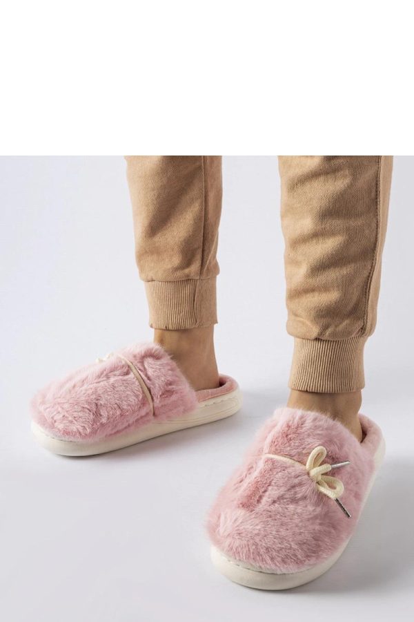 Pink Slippers in Slippers For Women with Fabric, Warmers, Footbed and Platform Height