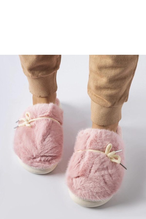 Pink Slippers in Slippers For Women with Fabric, Warmers, Footbed and Platform Height