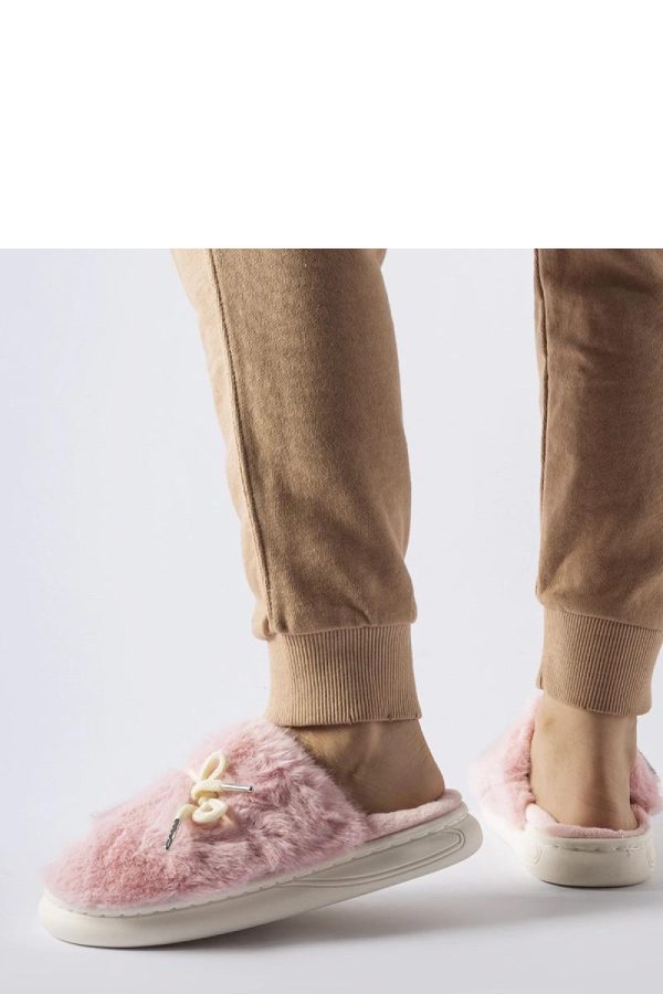 Pink Slippers in Slippers For Women with Fabric, Warmers, Footbed and Platform Height