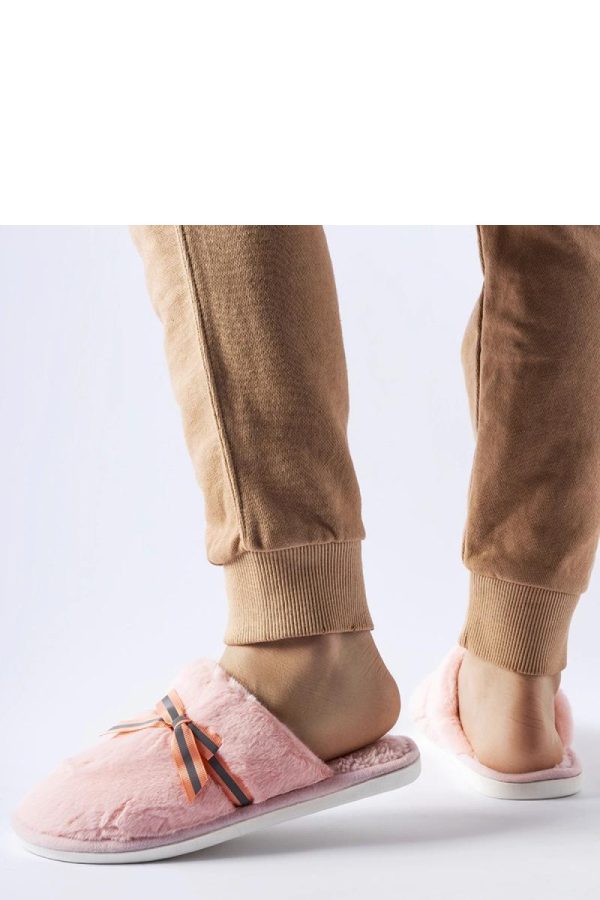 Pink Slippers in Slippers For Women with Fabric, Footbed and Sole Height